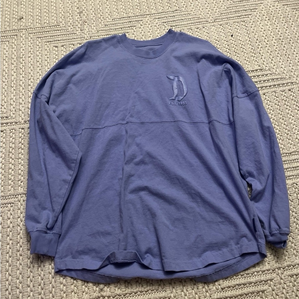 Disney Long Sleeve Crewneck Tee - Dusty Blue